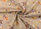 Preview: Elves and lanterns cotton fabric with christmas elves sandy